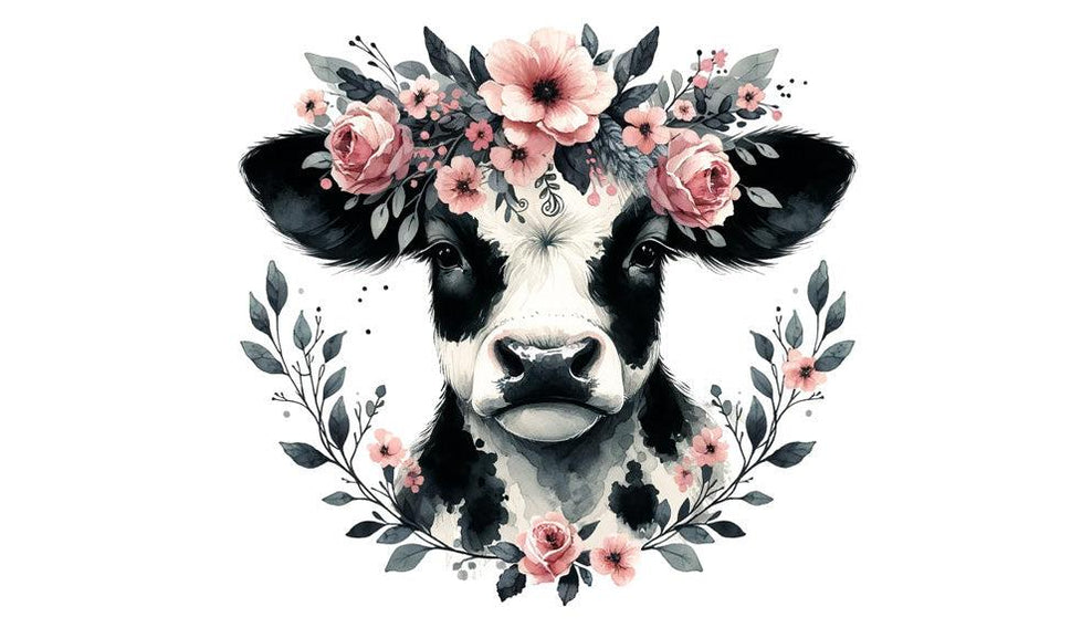 Cow Mural Wallpaper | Rustic Collection & Countryside Charm — WonderMural