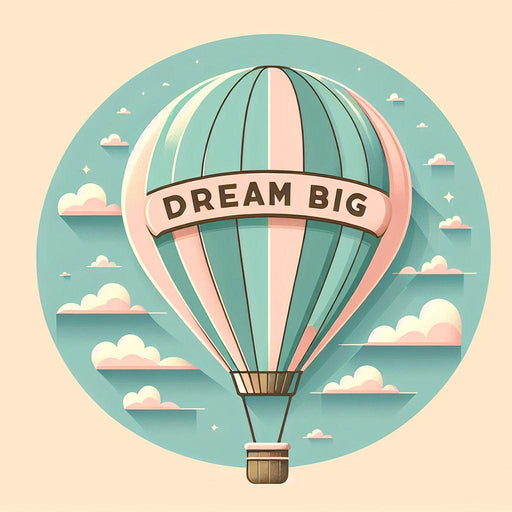 Hot Air Balloon Mural Wallpaper | Dream Big