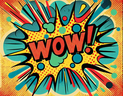 Comic Mural Wallpaper | Pop Art Explosion WOW