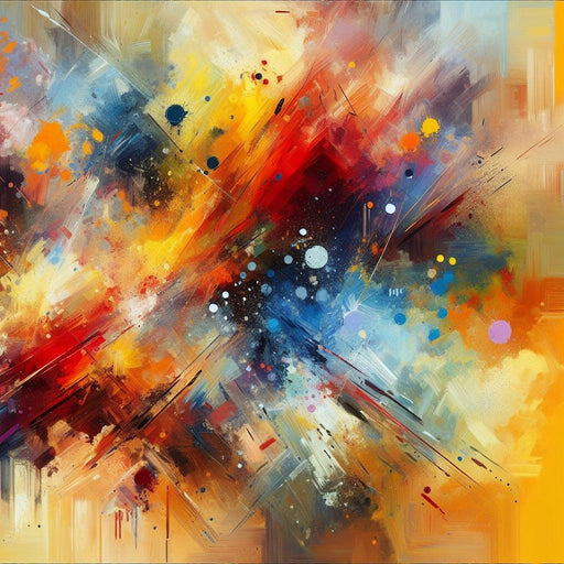 Street art Mural Wallpaper | Abstract art in colorful painting