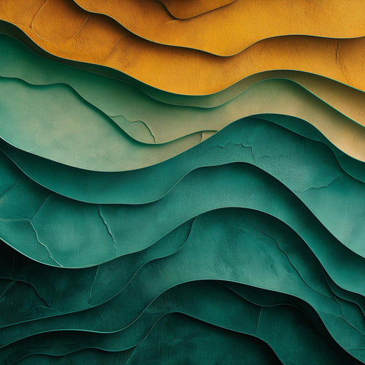 Abstract Mural Wallpaper | Waves on Multiple Layers