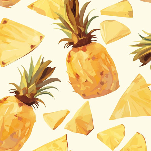 Pineapple Wallpaper | Whole and Cutouts