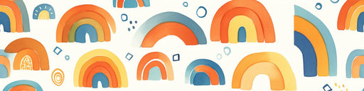 Rainbow Mural Wallpaper | Paint Patterns