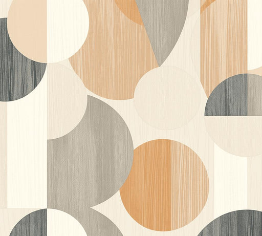 Art Deco Mural Wallpaper | 70s Geometric Shapes