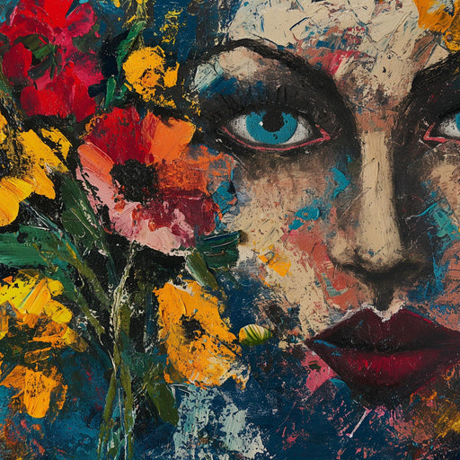 Art Deco Mural Wallpaper | Intense Gaze