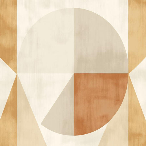 Art Deco Mural Wallpaper | Triangles and Circles