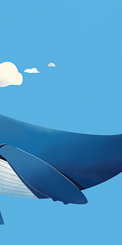 Whale Mural Wallpaper | Head in the Clouds
