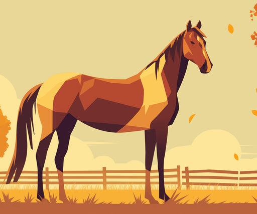 Horse Mural Wallpaper | Drawing in its Pen