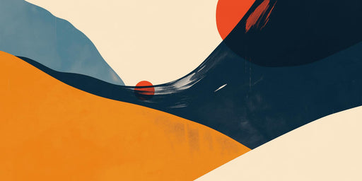 Contemporary Mural Wallpaper | Elegant Abstract Shapes