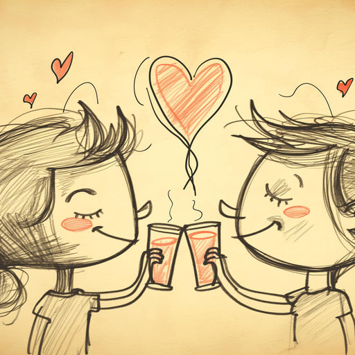 Mural Wallpaper Drawing | Vintage Cartoon Style