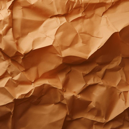 Crumpled Paper Effect Mural Wallpaper | Terracotta