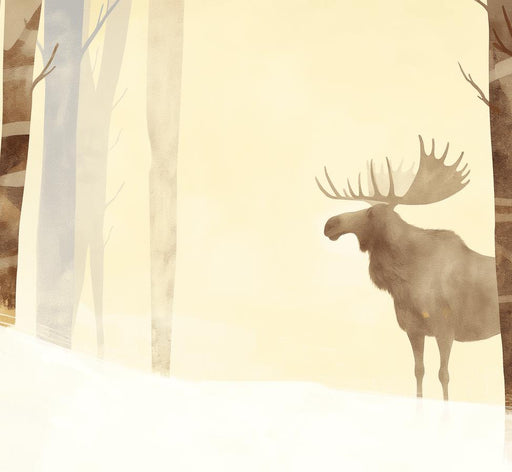 Elk Wallpaper | Forest and Mist