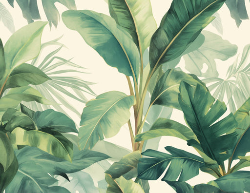 Foliage Mural Wallpaper | Banana Leaves