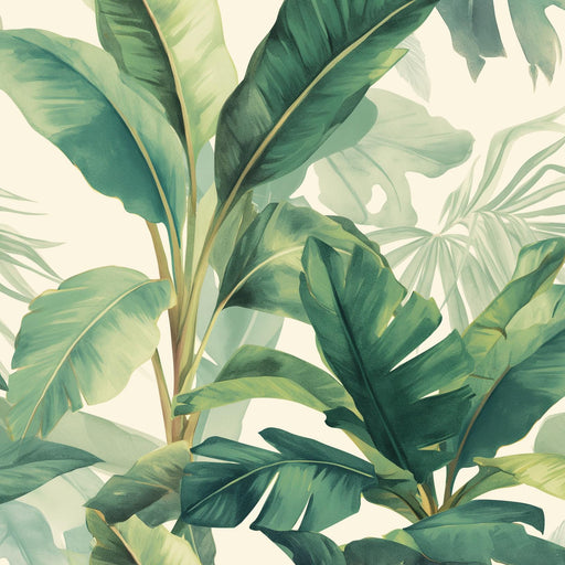 Foliage Mural Wallpaper | Banana Leaves