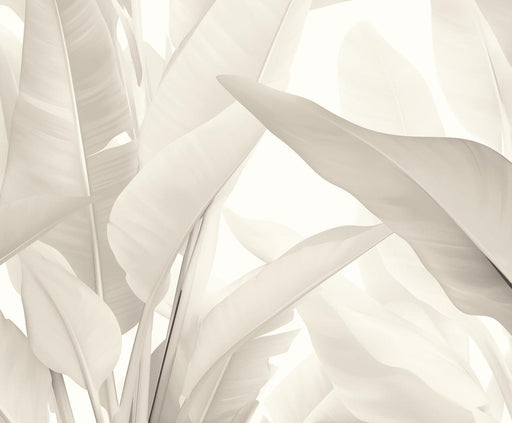 Foliage Mural Wallpaper | Beige Shade