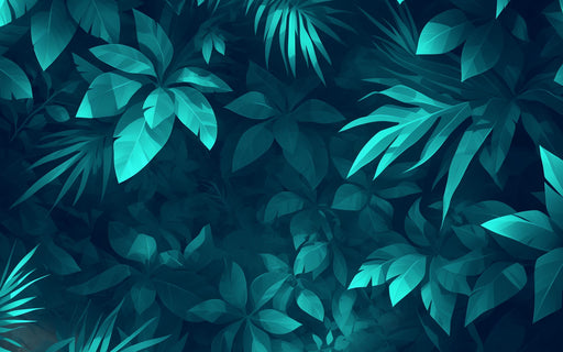 Dark Foliage Mural Wallpaper | Shades of Green