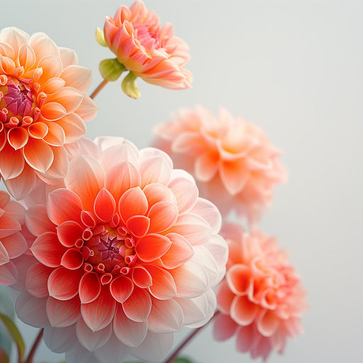 Floral Wallpaper | Giant Dahlias