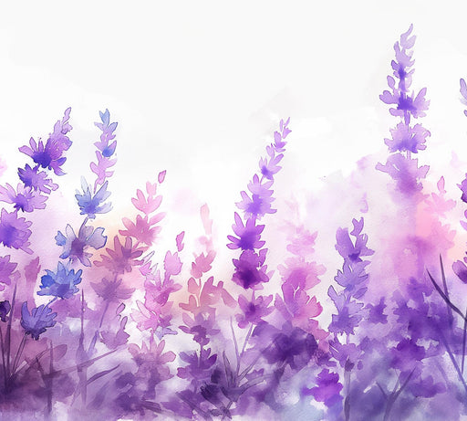 Floral Wallpaper | Lavender in Painting