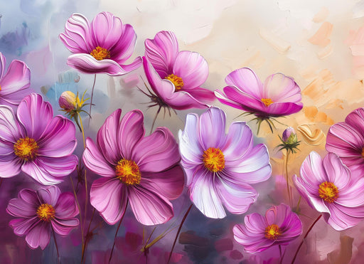 Floral Wallpaper | Paintings in Pink Hues