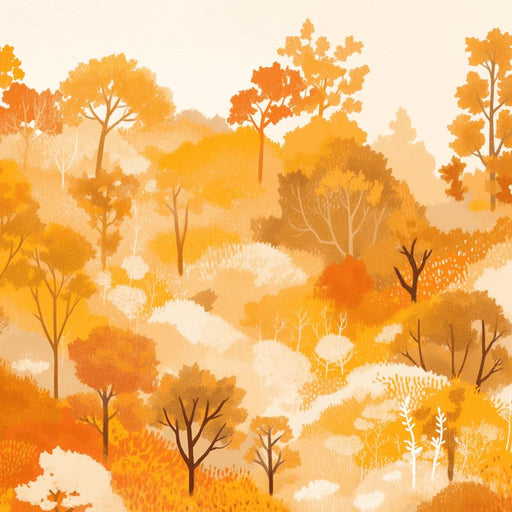 Forest Mural Wallpaper | Autumnal Design
