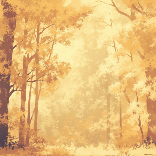 Nordic Forest Mural Wallpaper | Caramel Color