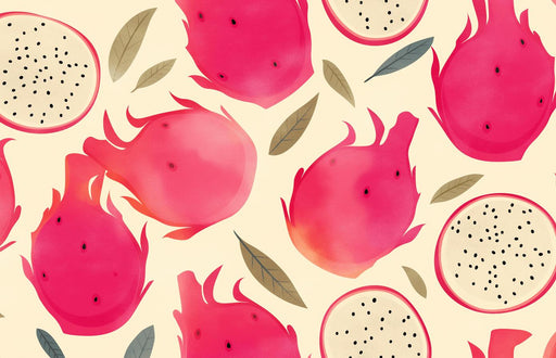 Dragon Fruit Mural Wallpaper | Vibrant Colors
