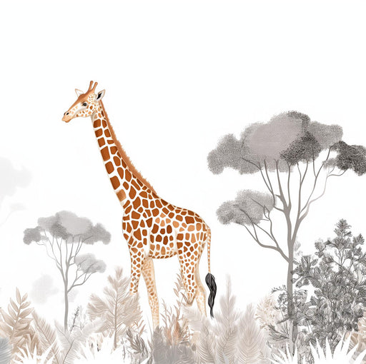 Giraffe Mural Wallpaper | Above the Peaks