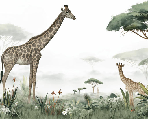 Giraffe Mural Wallpaper | Wild Nature