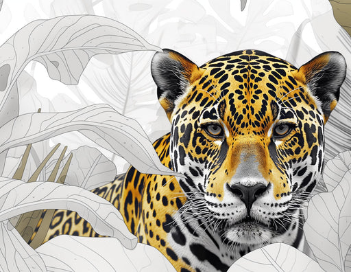 Cheetah Mural Wallpaper | Between Realism and Drawing