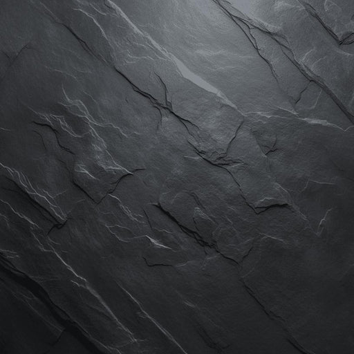 Slate Effect Mural Wallpaper | Black Grey Shade