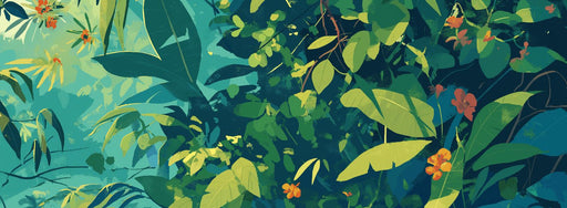 Tropical Jungle Mural Wallpaper | Dense Vegetation