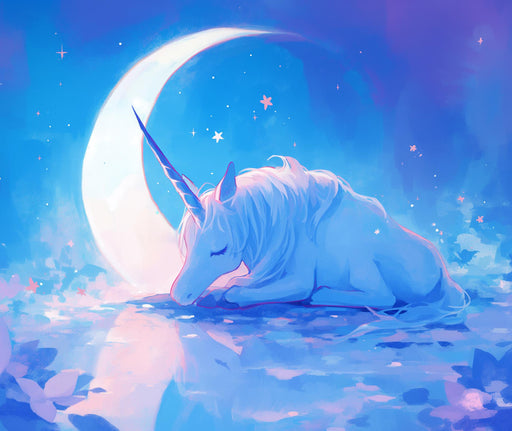 Unicorn Mural Wallpaper | Moonlight