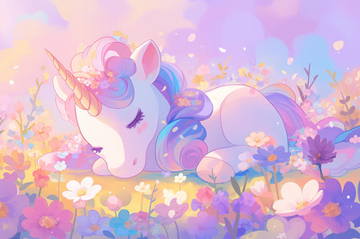 Unicorn Mural Wallpaper | Enchanted Slumber