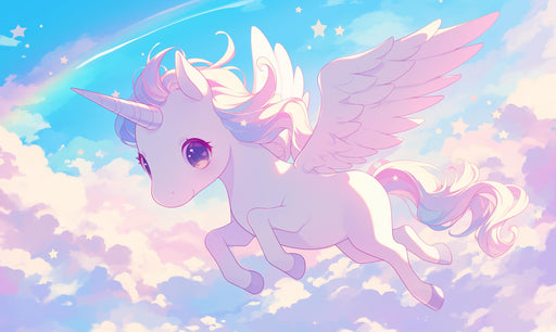 Unicorn Mural Wallpaper | Winged Unicorn