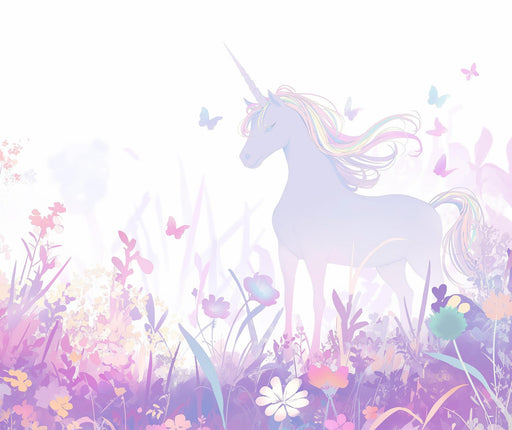 Unicorn Wallpaper | Rainbow Butterflies
