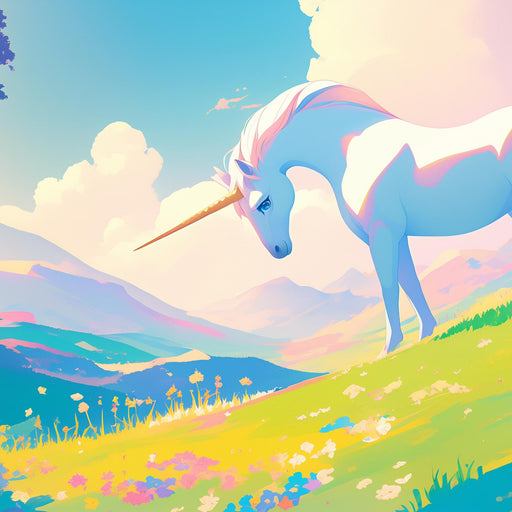 Unicorn Wallpaper | Colorful Meadow