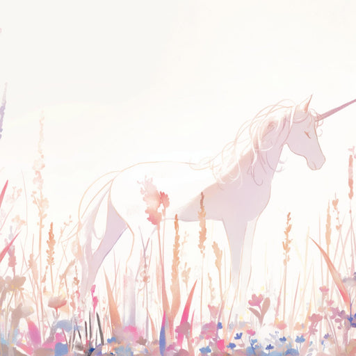 Unicorn Wallpaper | Pastel Meadow