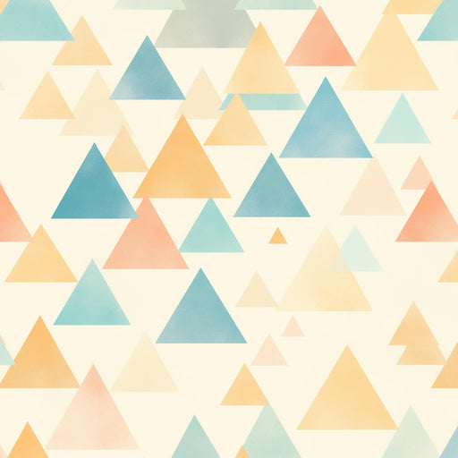 Mini Mountains Mural Wallpaper | Pastel
