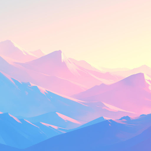 Mountain Wallpaper | Calm Pastel