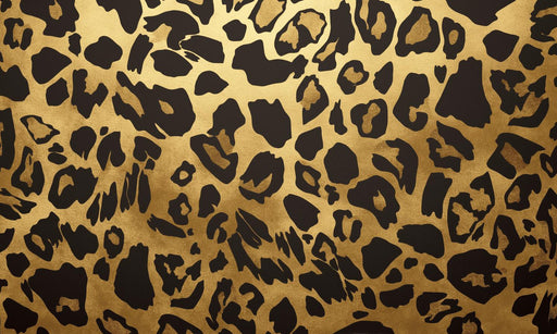 Black and Gold Mural Wallpaper | Leopard Patterns