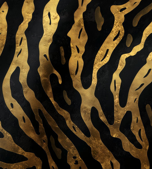 Black and Gold Mural Wallpaper | Golden Grooves