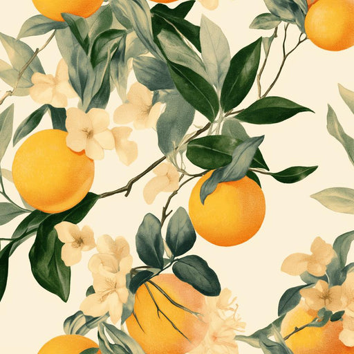 Orange Mural Wallpaper | Vintage Paint