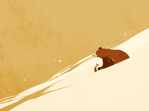 Bear Wallpaper | Snowy Design