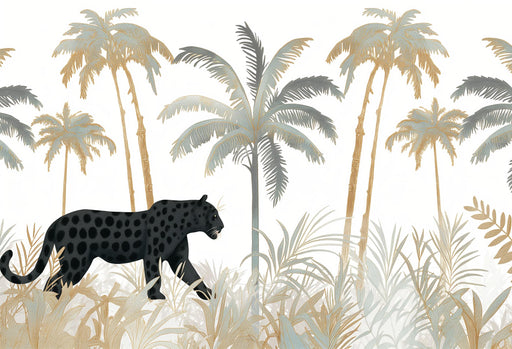 Panther Mural Wallpaper | Forest Walk