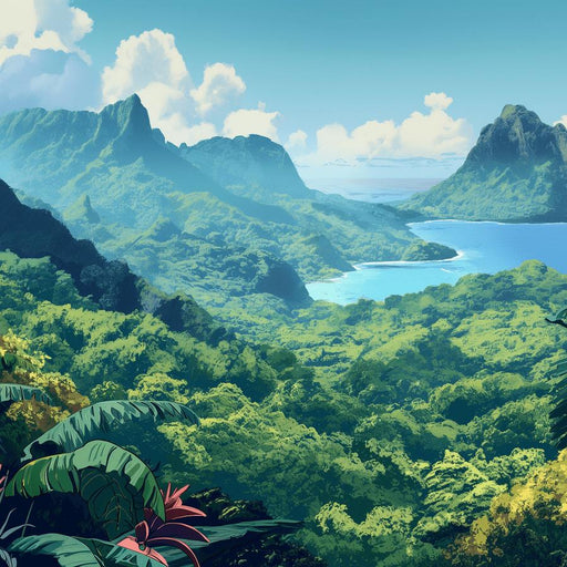 Landscape Mural Wallpaper | Lush Forest