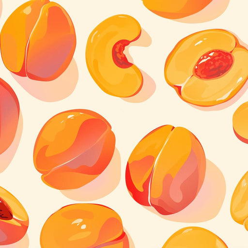 Peach Mural Wallpaper | Whole and Cut
