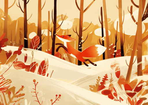 Fox Wallpaper | Children's Drawing