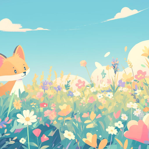 Fox Wallpaper | Sunny Prairie