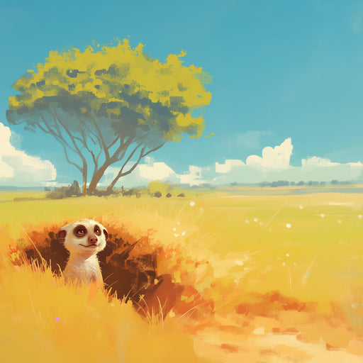Meerkat Mural Wallpaper | Savanna