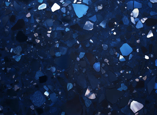 Terrazzo Mural Wallpaper | Midnight